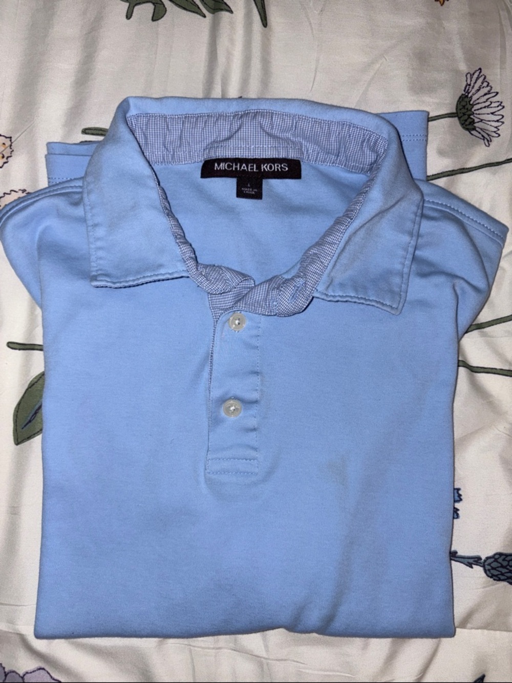 ❇️SALE❇️Michael Kors Men’s Sky Blue Polo Shirt